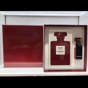 Chanel lips stic come with 3.4 oz Chanel red label